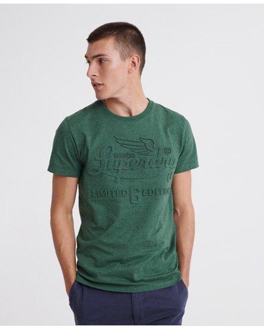 Superdry Green Limited Icarus T-Shirt High Desert Marl for men