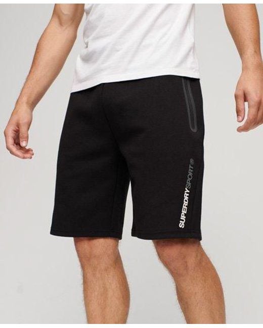 Superdry Black Gymtech Shorts for men