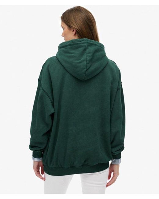 Femme Sweat À Capuche Overtaille Tokyo Narrative Taille Superdry en coloris Green