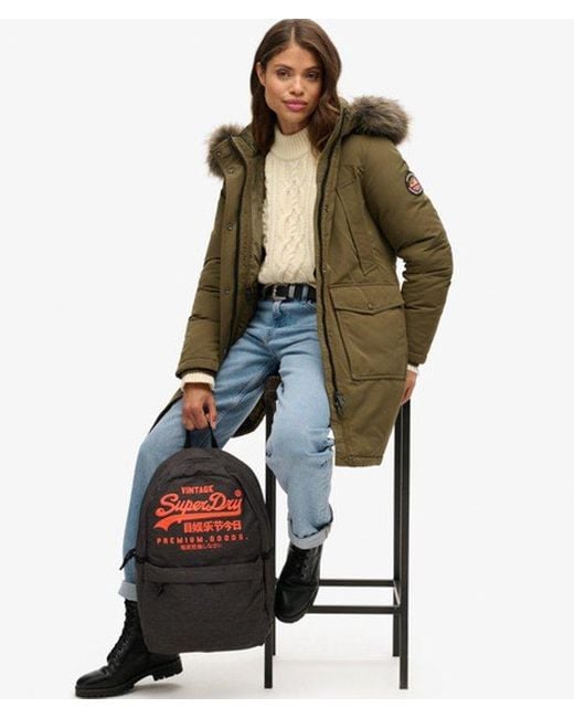 Superdry Gray Heritage Montana Backpack