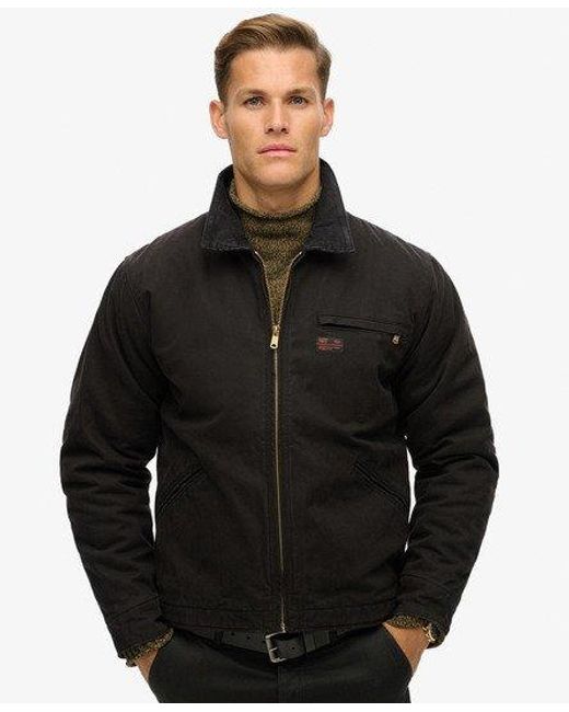 Superdry Black Surplus Ranch Jacket for men