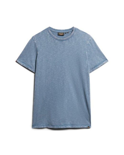 Superdry Blue & Co Crew Neck Slub Short Sleeved T-shirt for men