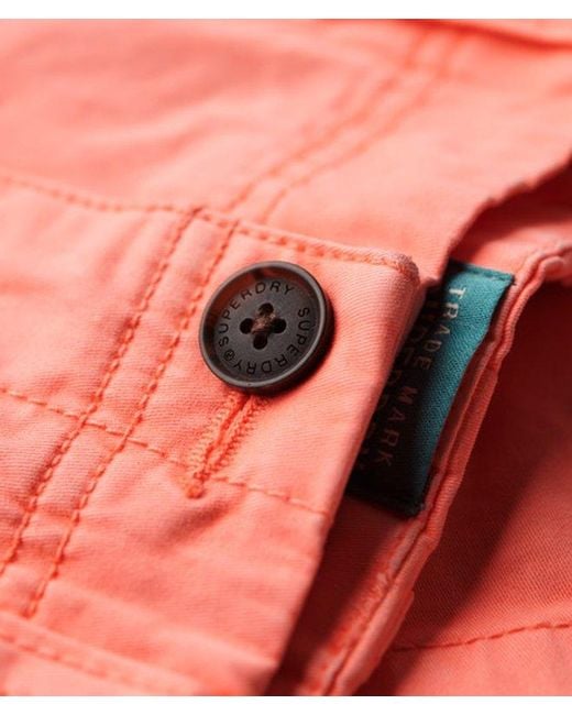 Superdry Pink & Co Chino Hot Shorts