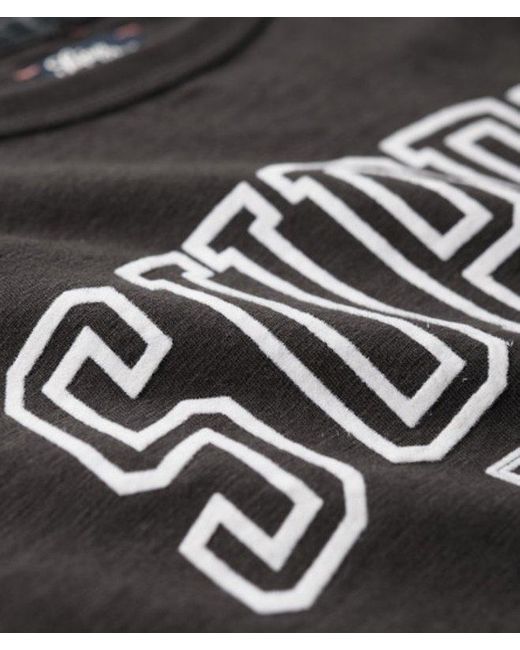 Superdry Black & Co Athletic Essentials Graphic Fitted T-shirt