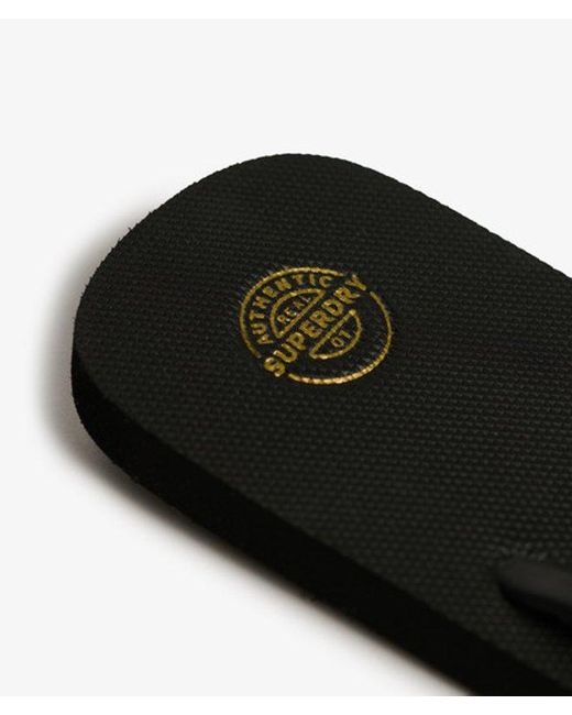 Superdry Black & Co Core Essential Flip Flops