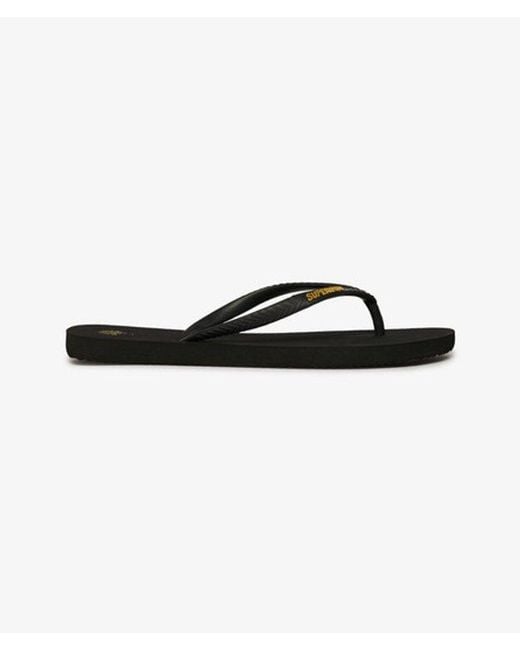 Superdry Black & Co Core Essential Flip Flops
