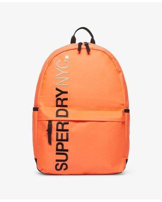 Superdry Nyc Montana Backpack in Orange Lyst UK
