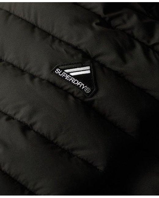 Superdry Black Hooded Fuji Jacket for men
