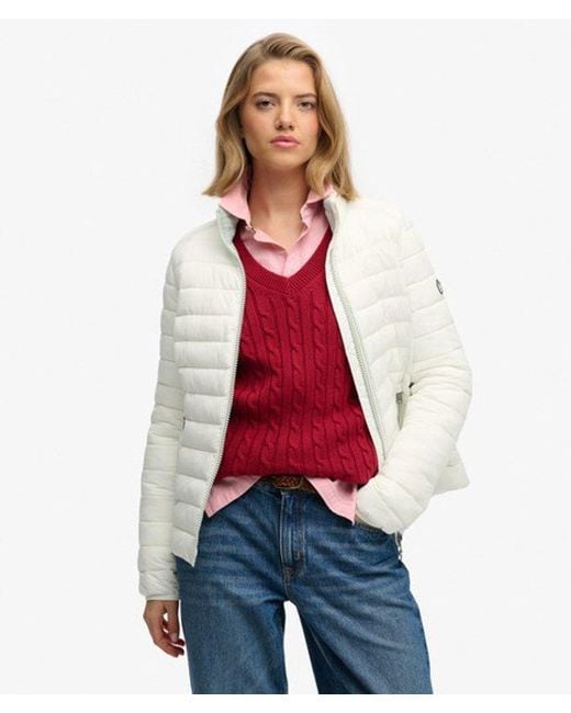 Superdry Red Fuji Lite Padded Jacket