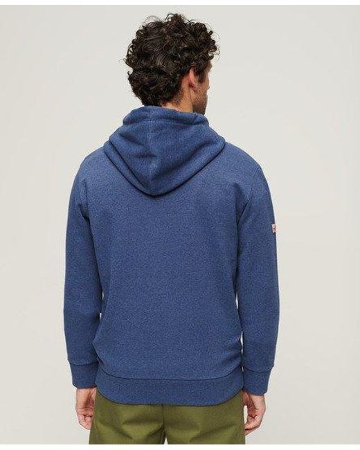 Superdry Blue Great Outdoors Graphic Hoodie for men