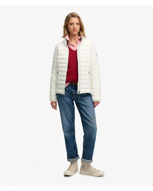 Superdry Red Fuji Lite Padded Jacket