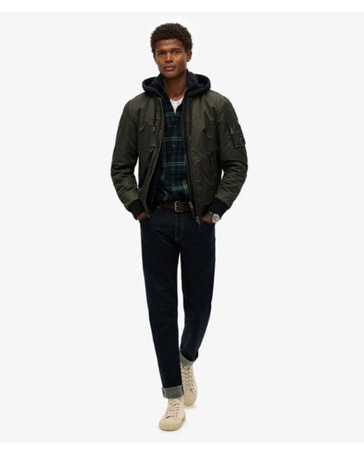 Superdry Black & Co Military Ma1 Bomber Jacket for men