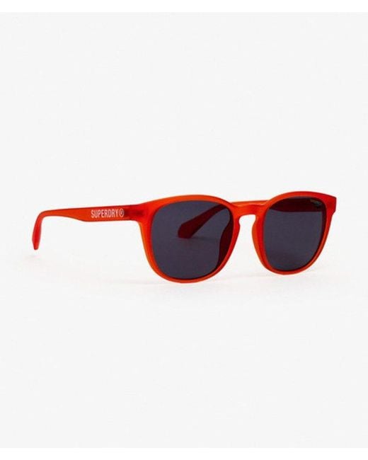 Femme Lunettes De Soleil À Verres Ronds Taille: 1Taille Superdry en coloris Red