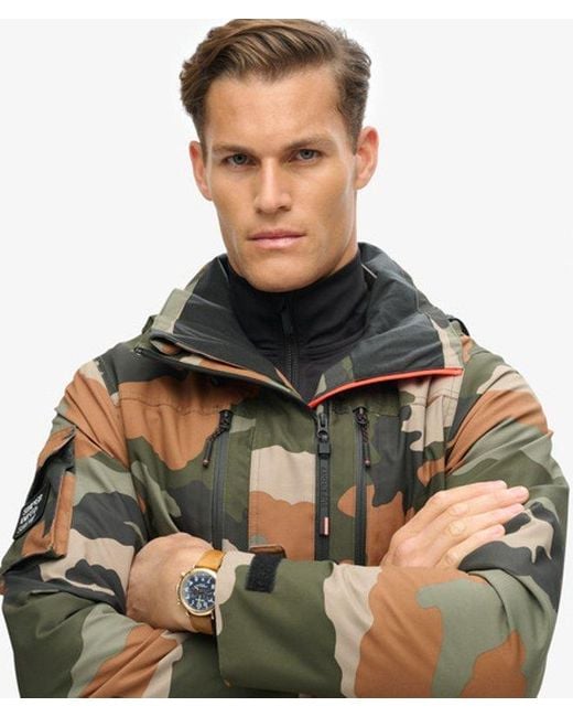 Superdry Green & Co Ski Ultimate Rescue Jacket for men
