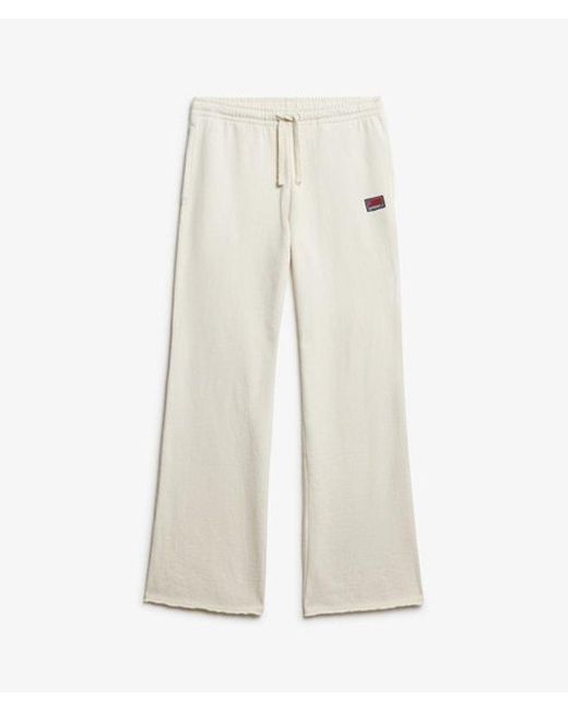 Superdry Natural & Co Athletic Essentials Straight Leg joggers
