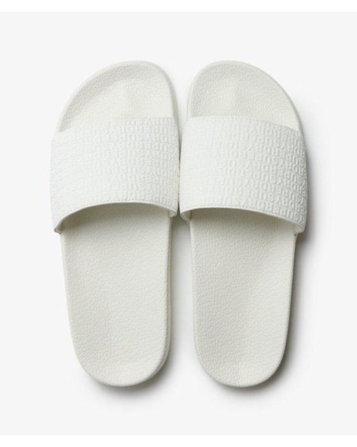 Superdry White & Co Monogram Pool Sliders for men