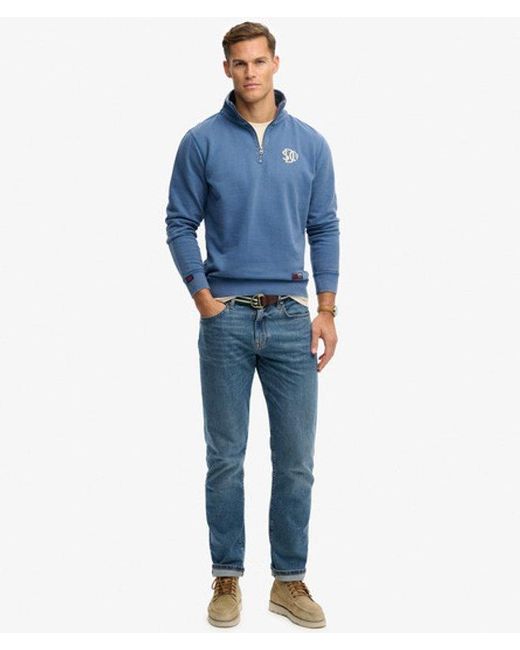 Homme Sweat À Col Zippé Athletic Sd Co Taille Superdry pour homme en coloris Blue