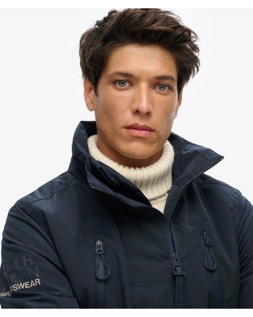 Superdry Ultimate Windbreaker Jas in het Blue voor heren