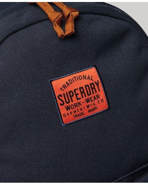 Superdry Blue Traditional Montana Backpack