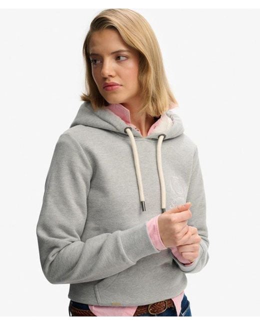 Superdry Gray & Co Finest Goods Relaxed Hoodie