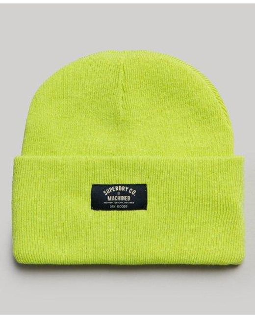 Superdry Yellow Classic Knitted Beanie