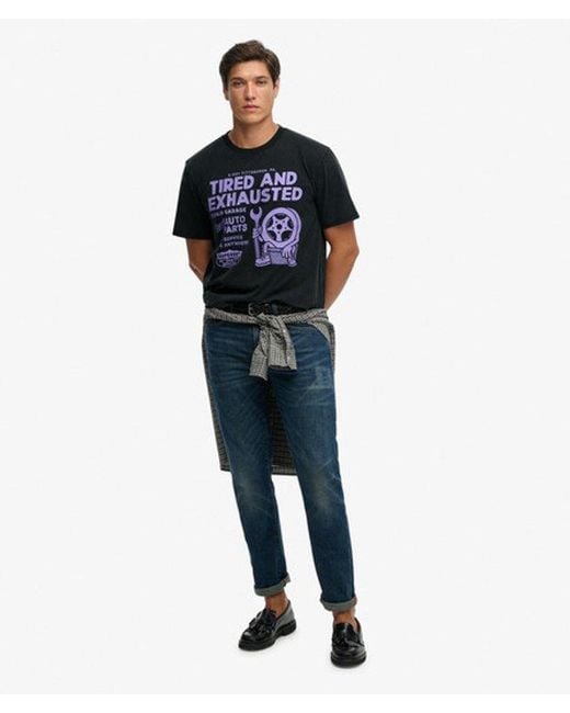 Superdry Black & Co Local Business Loose T-shirt for men