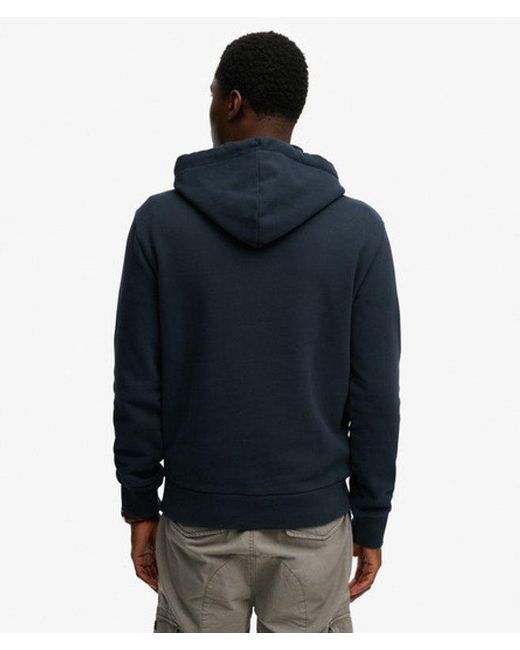 Superdry Blue & Co Outdoors Mountain Relaxed Hoodie for men