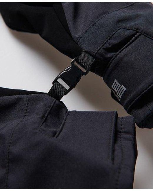 Superdry Black Sport Snow Gloves