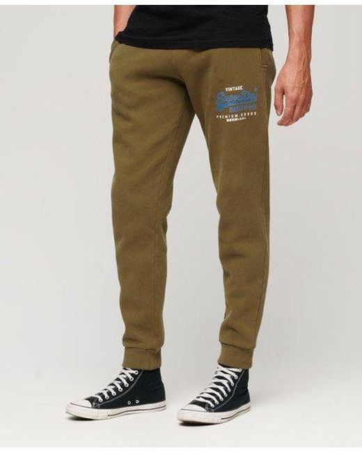 Pantalon de survêtement classique vintage logo heritage Superdry pour homme en coloris Green