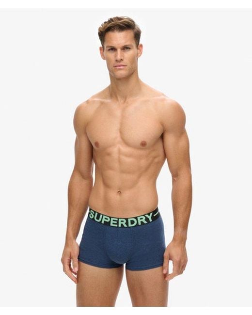 Superdry Blue & Co Trunk Triple Pack for men