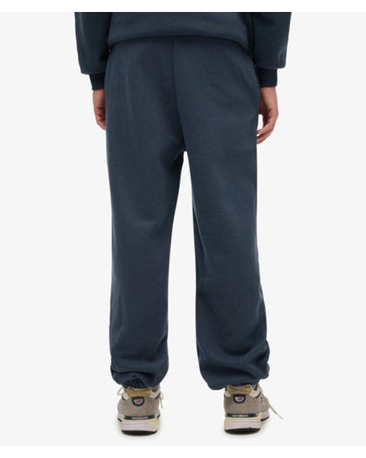 Superdry Blue Oversized Joggers for men