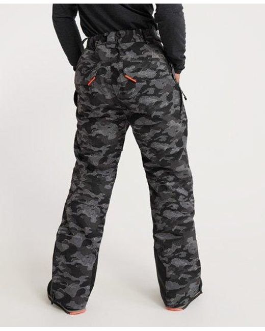 Superdry Black Pro Racer Rescue Pants Dot Camo for men