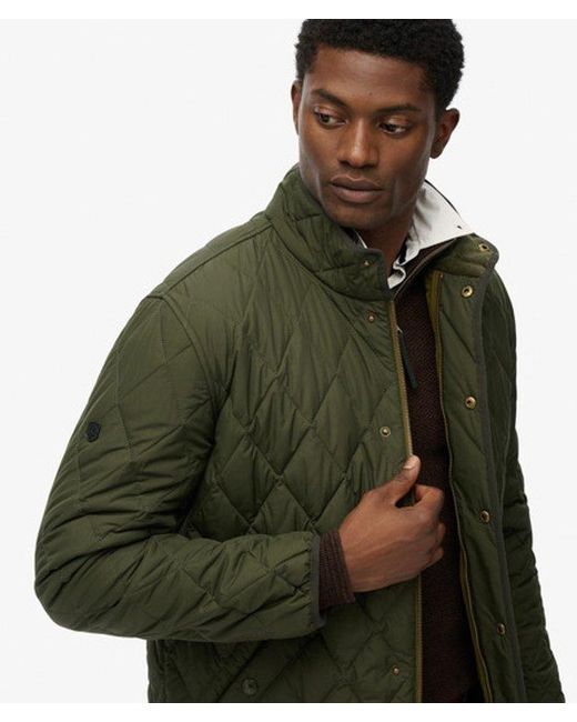 Superdry Green & Co Quilted Estate Jacket for men