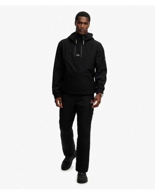 Superdry Black & Co Freestyle Softshell Ski Hoodie
