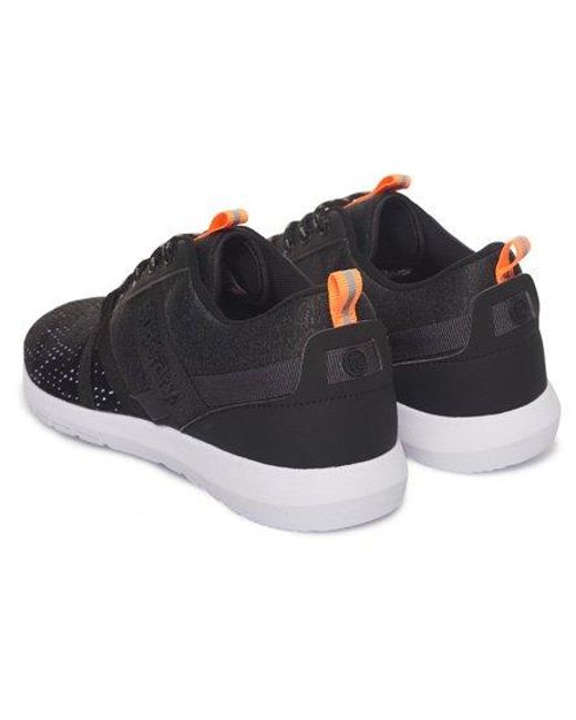 Superdry Blue Scuba Stadium Runner Trainers Grit for men