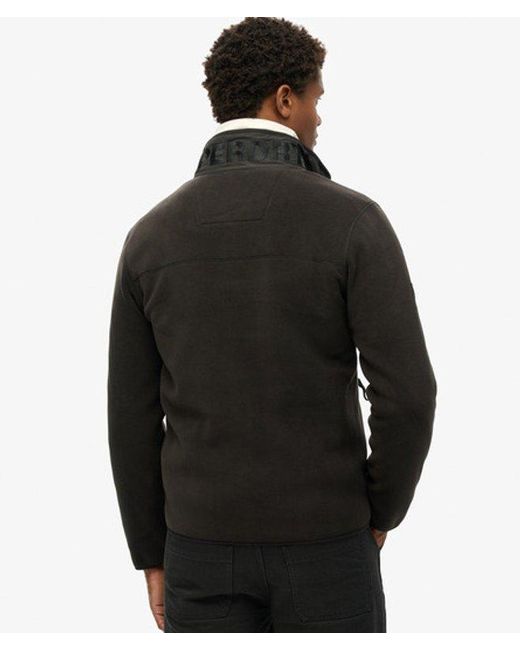 Superdry Black & Co Active Full Zip Fleece for men