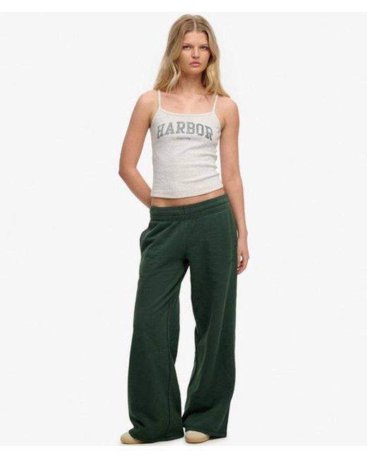 Superdry Gray & Co Athletic Essentials Graphic Print Cami Top