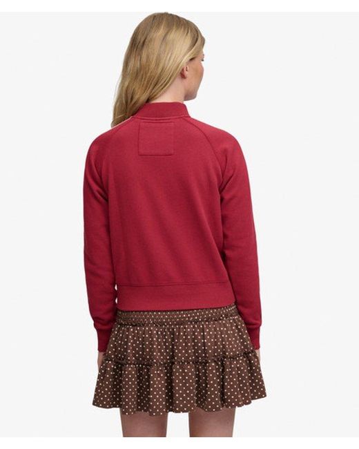 Superdry Red Athletic Applique Track Top