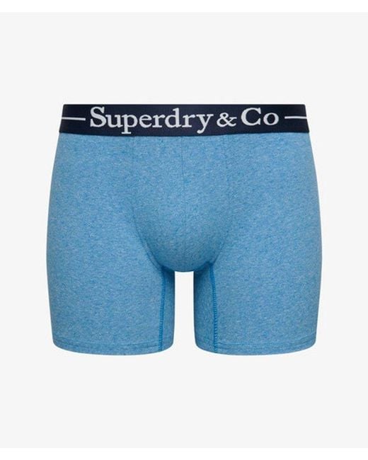 Superdry Blue & Co Boxer Triple Pack for men