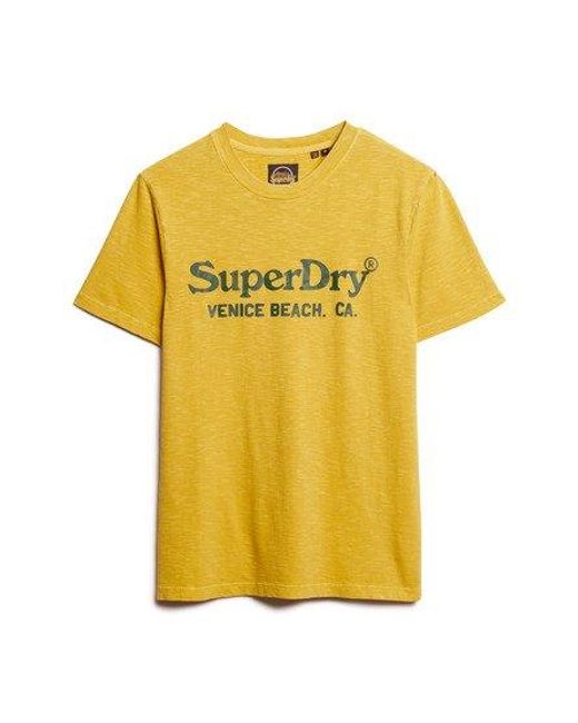 Superdry Metallic Venue Classic Logo T-shirt for men