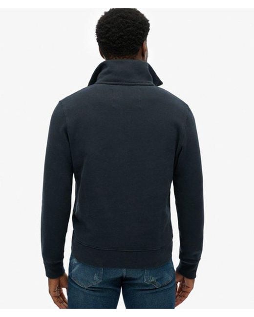 Superdry Blue & Co . Half Zip Track Top for men