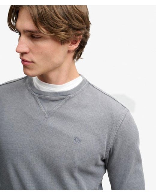 Superdry Gray & Co Classic Heavy Textured Top for men