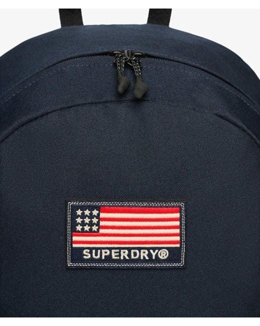 Superdry Blue & Co Classic Patch Montana Backpack