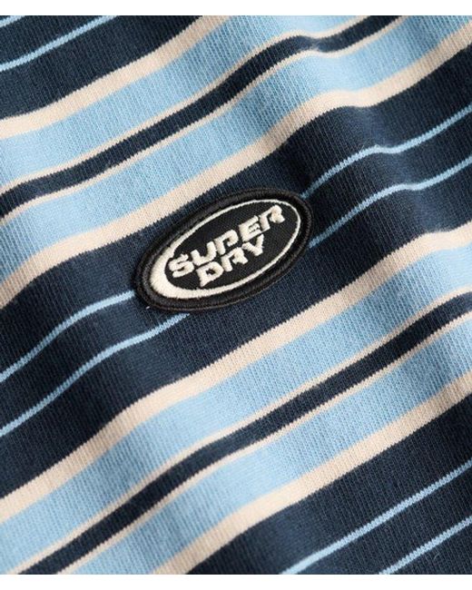 Superdry Blue & Co Oversized Stripe T-shirt for men