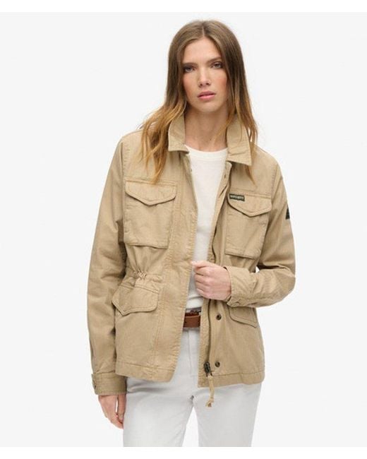 Superdry Natural Military M65 Lined Jacket