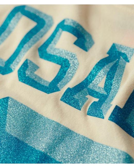 Superdry Blue & Co Osaka 6 Embellished 90s T-shirt