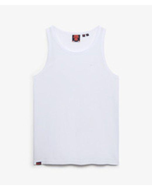 Superdry White & Co Essential Logo Vest for men