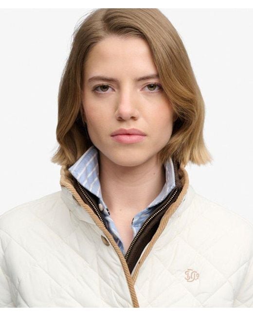 Superdry White Estate Country Liner Jacket