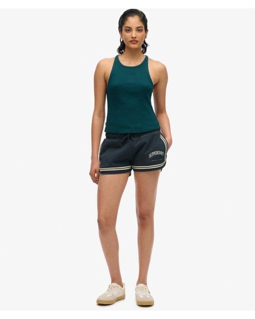 Superdry Green & Co Essential Logo Racer Vest Top