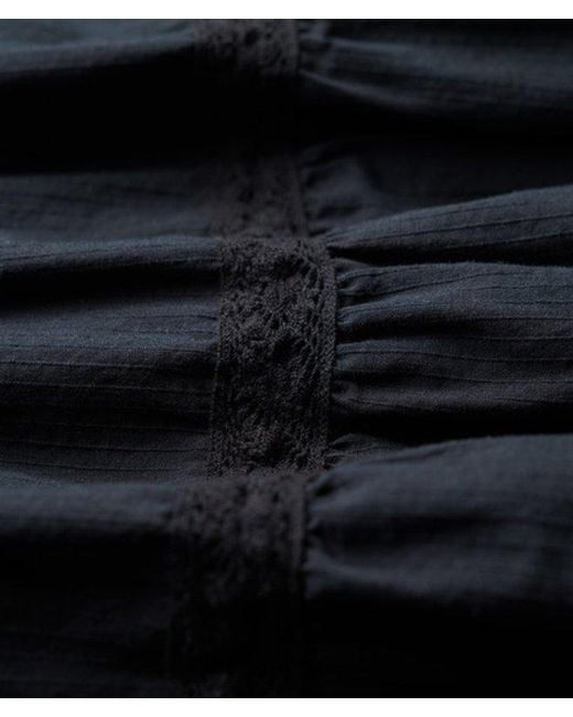 Superdry Blue & Co Ibiza Lace Mix Mini Skirt